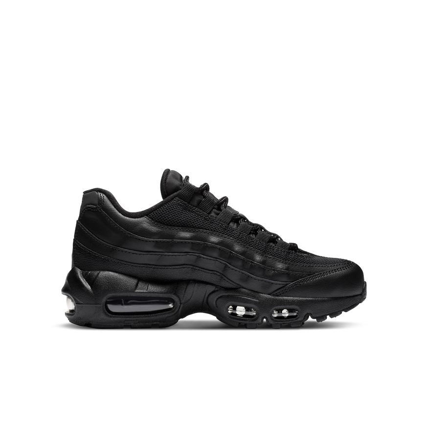 Big Kids' Nike Air Max 95 Recraft "Triple Black"