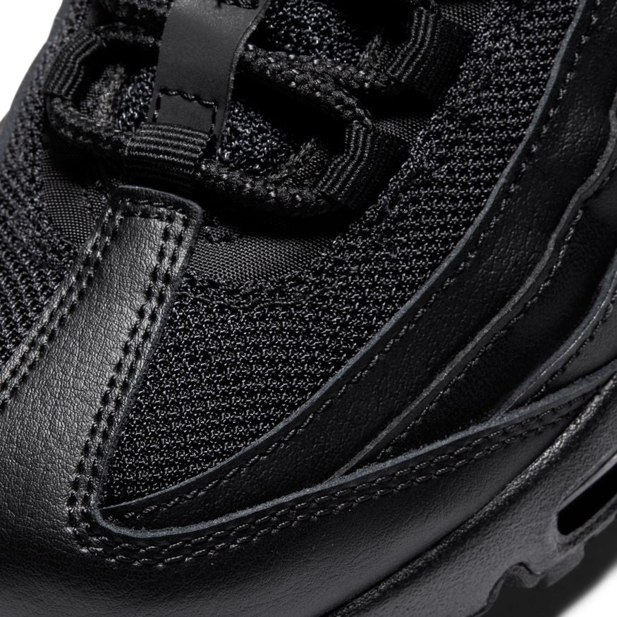 Big Kids' Nike Air Max 95 Recraft "Triple Black"