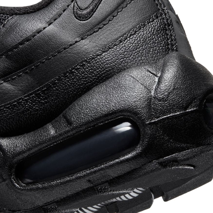 Big Kids' Nike Air Max 95 Recraft "Triple Black"