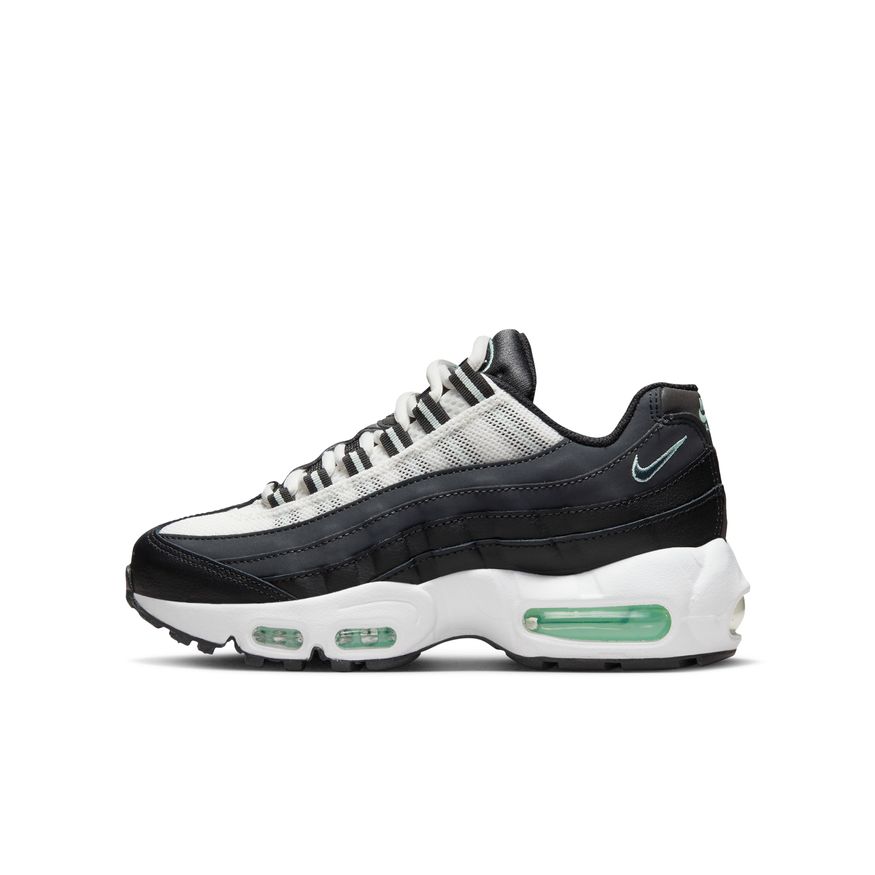 Big Kids' Nike Air Max 95 Recraft "White Anthracite Mint Foam"