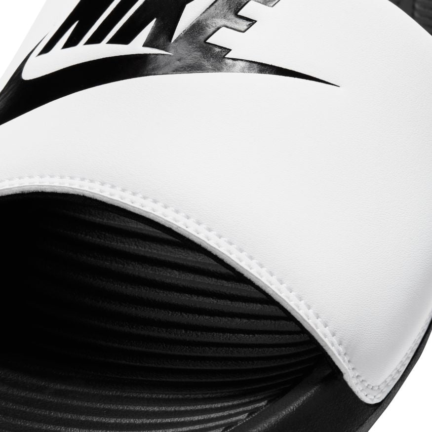 Men's Nike Victori One Slides "White Black"