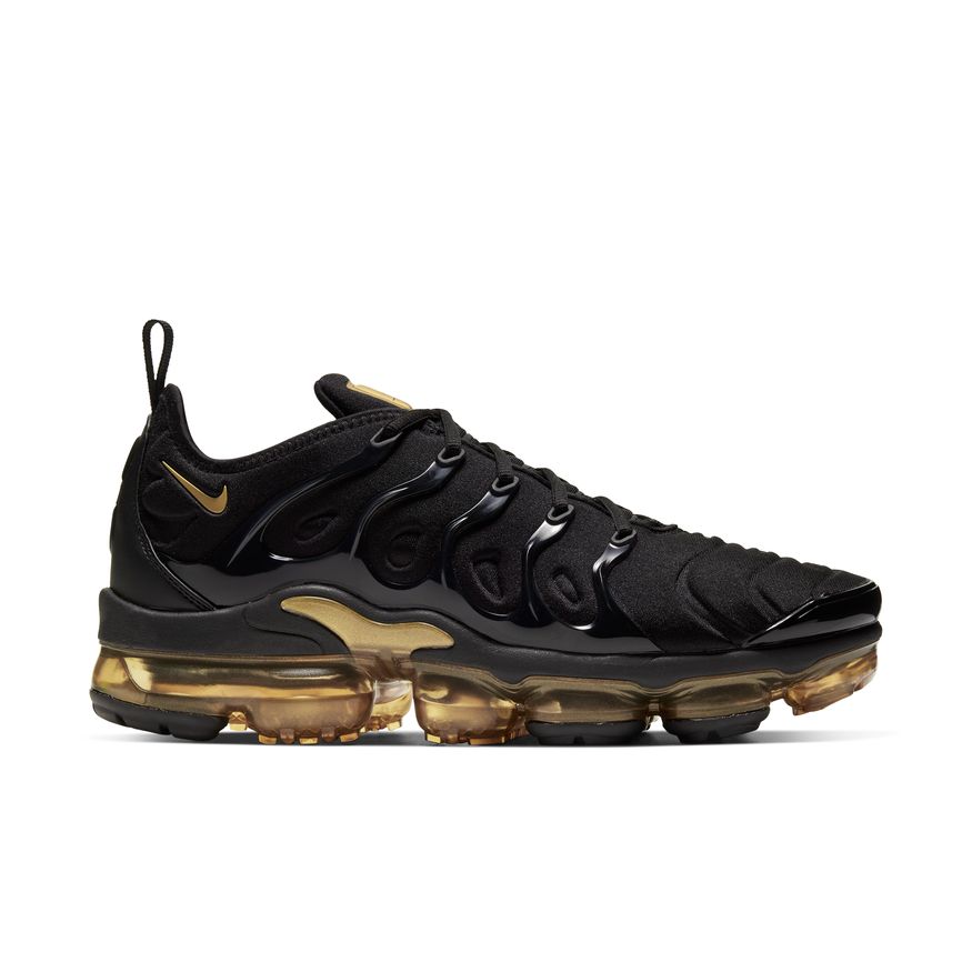 Men's Nike Air VaporMax Plus "Black Metallic Gold"