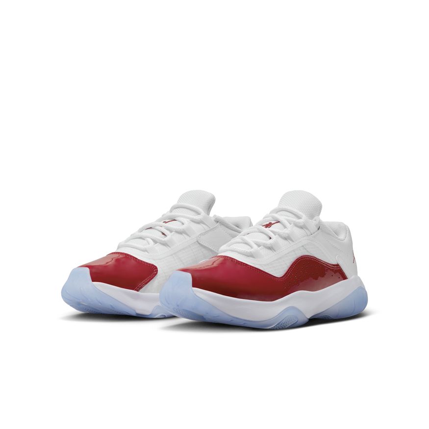 Big Kids' Air Jordan 11 CMFT Low "White Gym Red"