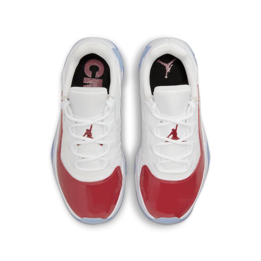 Big Kids' Air Jordan 11 CMFT Low "White Gym Red"