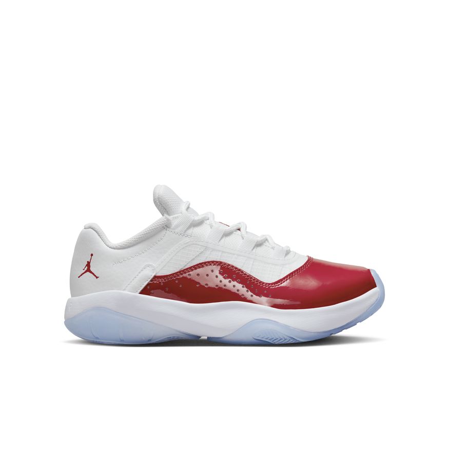 Big Kids' Air Jordan 11 CMFT Low "White Gym Red"