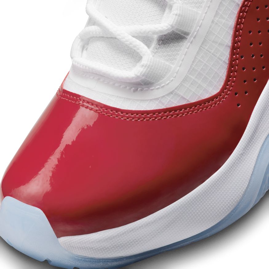 Big Kids' Air Jordan 11 CMFT Low "White Gym Red"