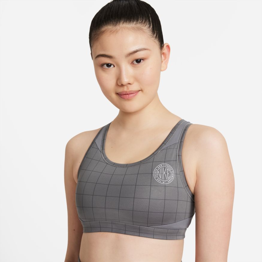 Women's Nike Swoosh Femme Medium-Support 1-Piece Pad Printed Sports Bra