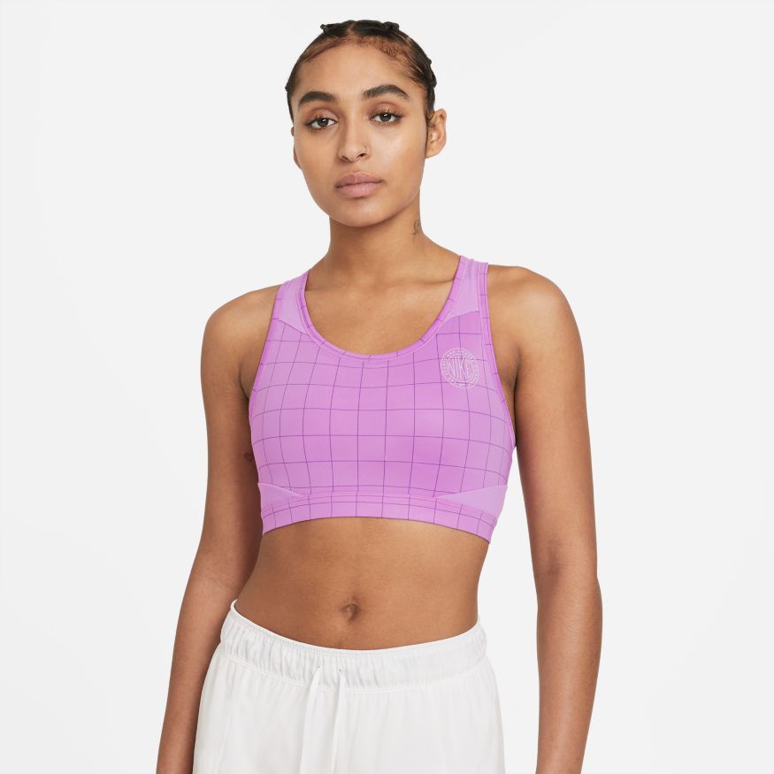 Women's Nike Swoosh Femme Medium-Support 1-Piece Pad Printed Sports Bra