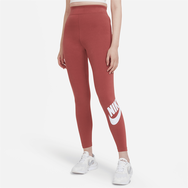 Sportswear Essential High Waisted Logo Leggings Canyon Rust