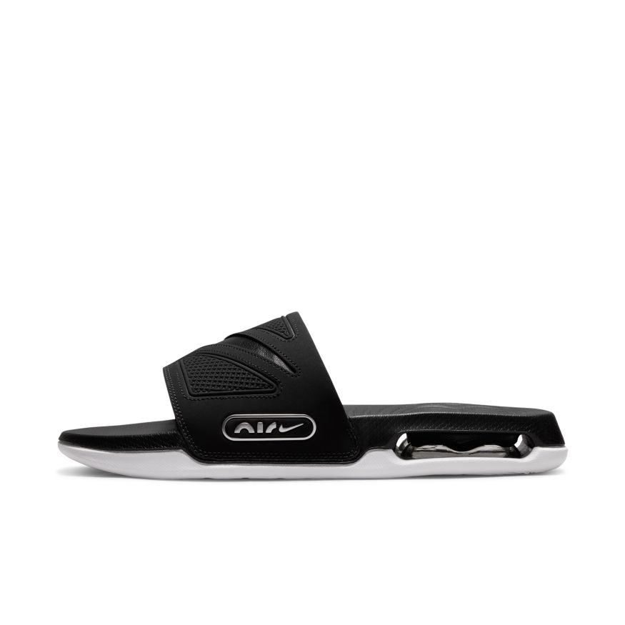 Men's Nike Air Max Cirro Slides "Black Metallic Silver"