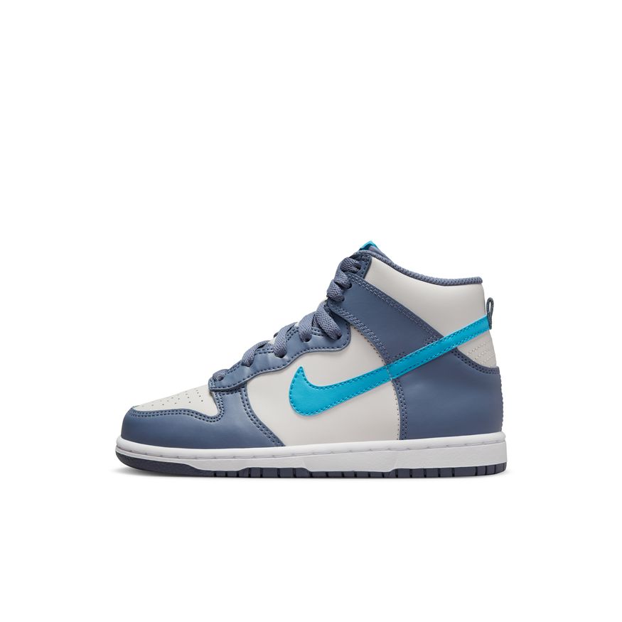 Little Kids' Nike Dunk High "Light Bone Diffused Blue"