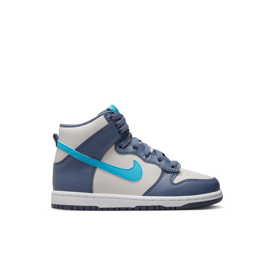 Little Kids' Nike Dunk High "Light Bone Diffused Blue"