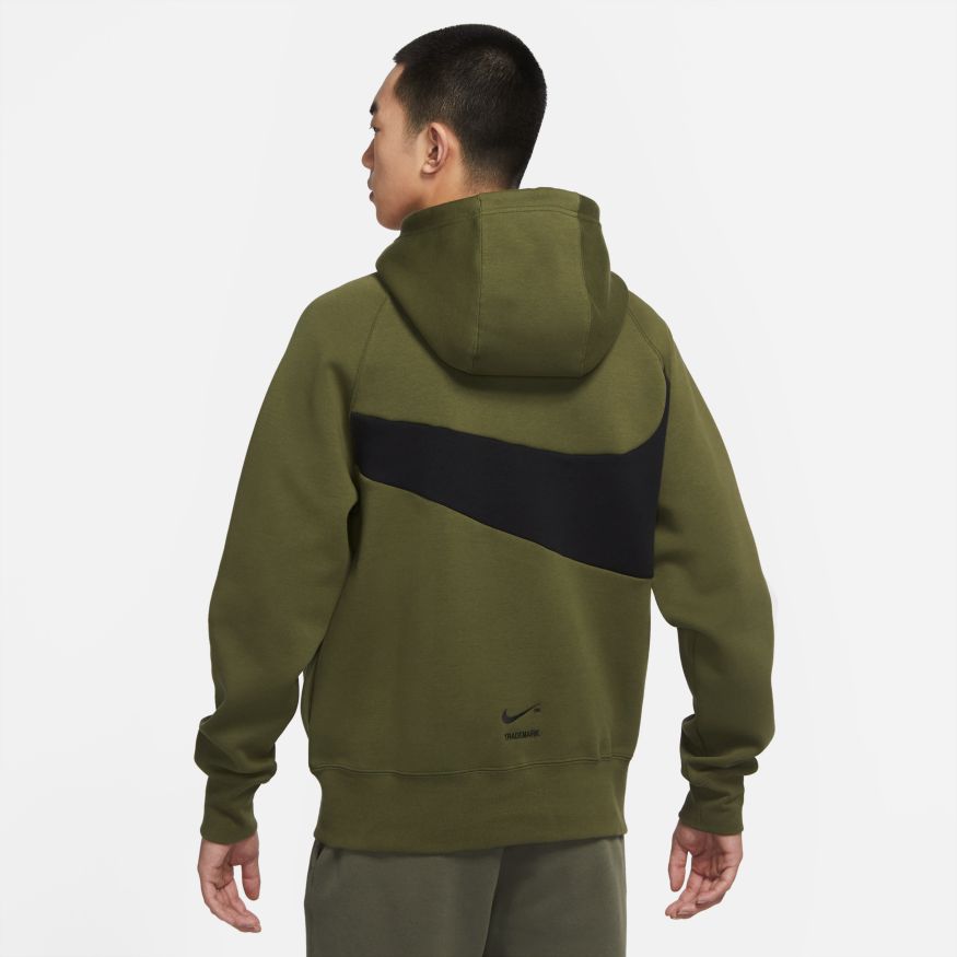 Nike tech fleece hoodie khaki sale