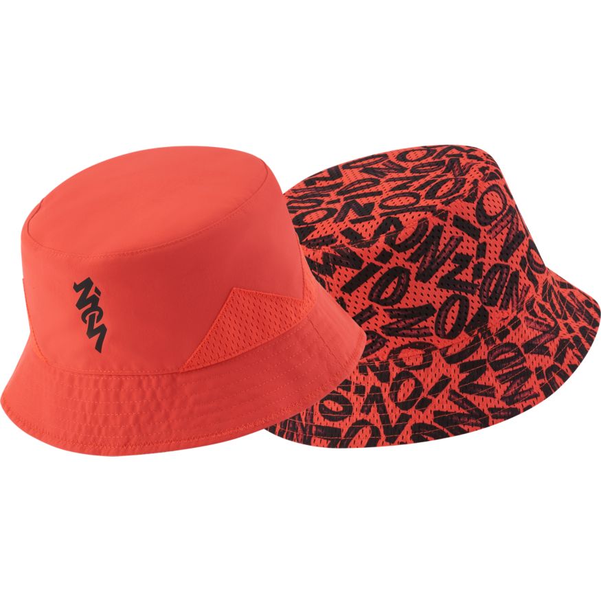 Zion Graphic Reversible Bucket Cap "Black Orange" (Unisex)