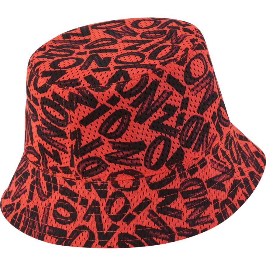 Zion Graphic Reversible Bucket Cap "Black Orange" (Unisex)