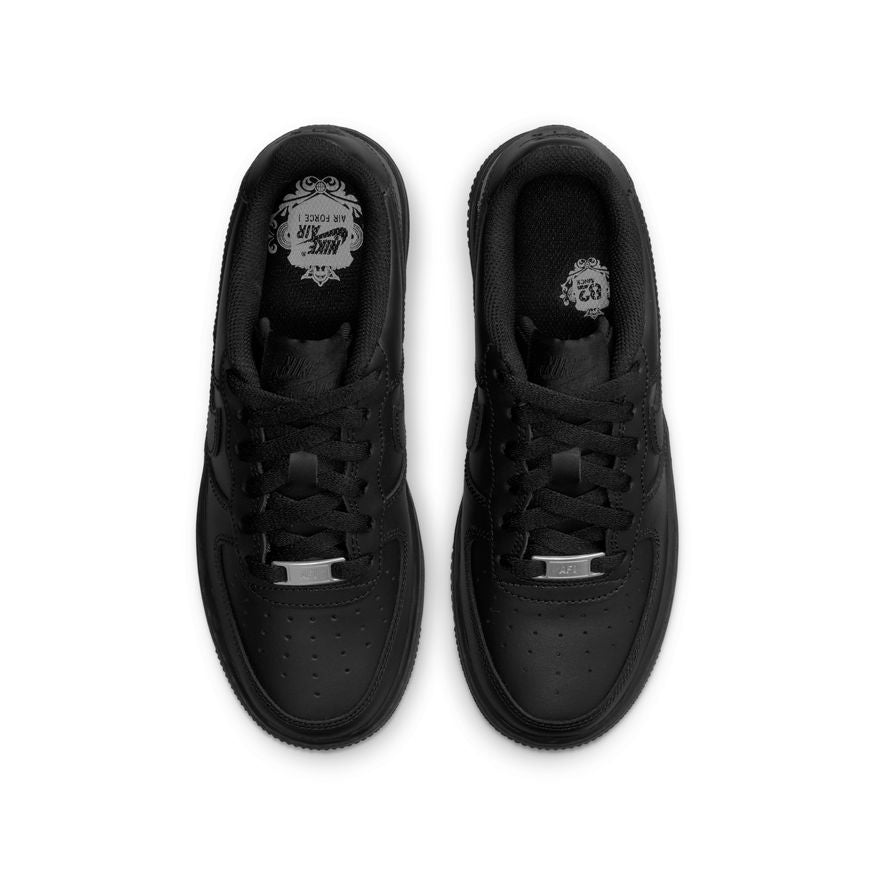 Big Kids' Nike Air Force 1 LE "Triple Black"