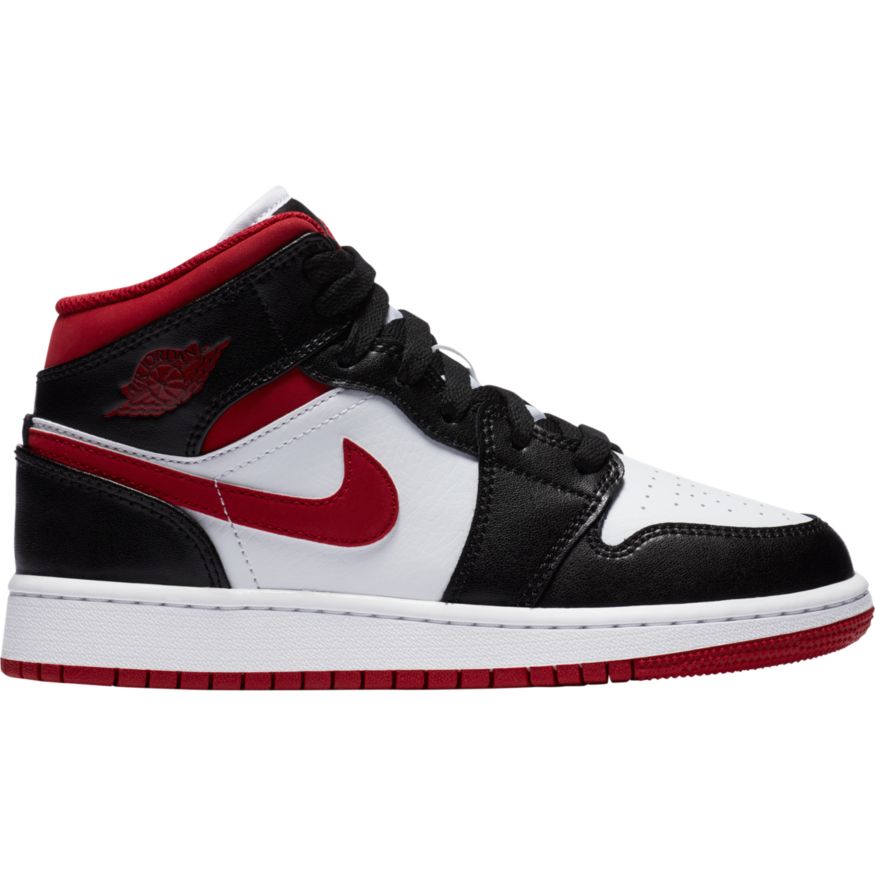 Big Kids Air Jordan 1 Mid Gym Red