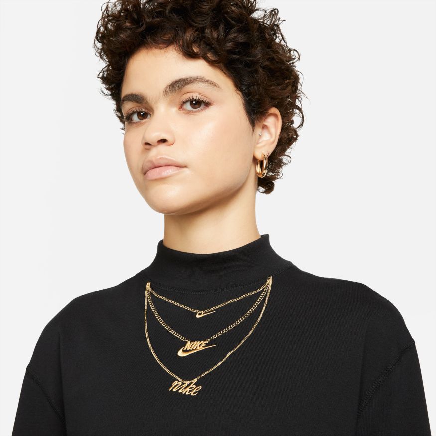 Women's Nike Sportswear Long-Sleeve Mock Neck T-Shirt
