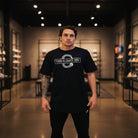 The Closet Inc. Men Curved Hem T-Shirts "Navy"
