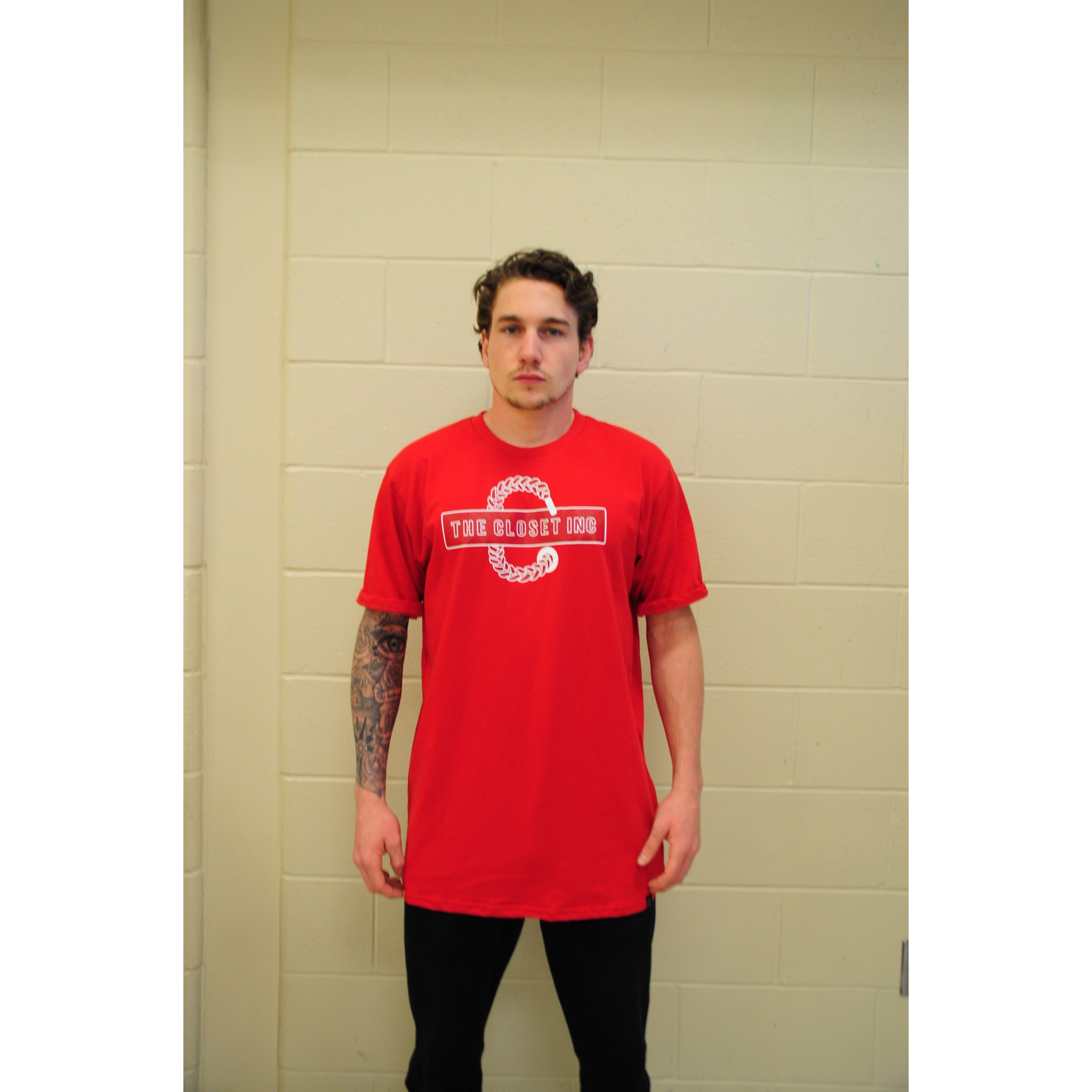 The Closet Inc Men Basic T-Shirts “Red