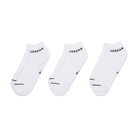 Jordan Everyday No-Show Socks "White Black" (3 Pairs) (Unisex)