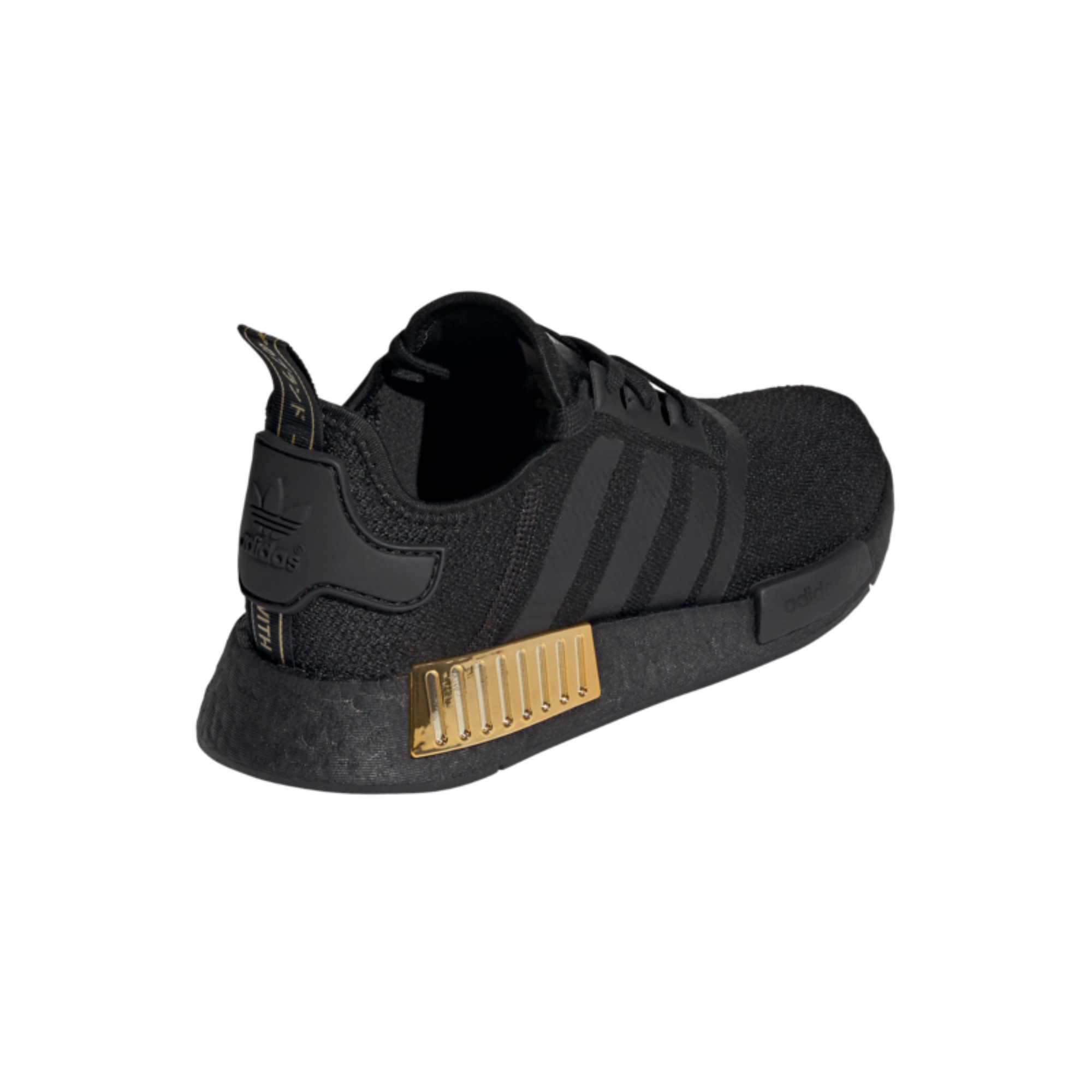 Women's NMD_R1 "Triple Black Gold Metallic"