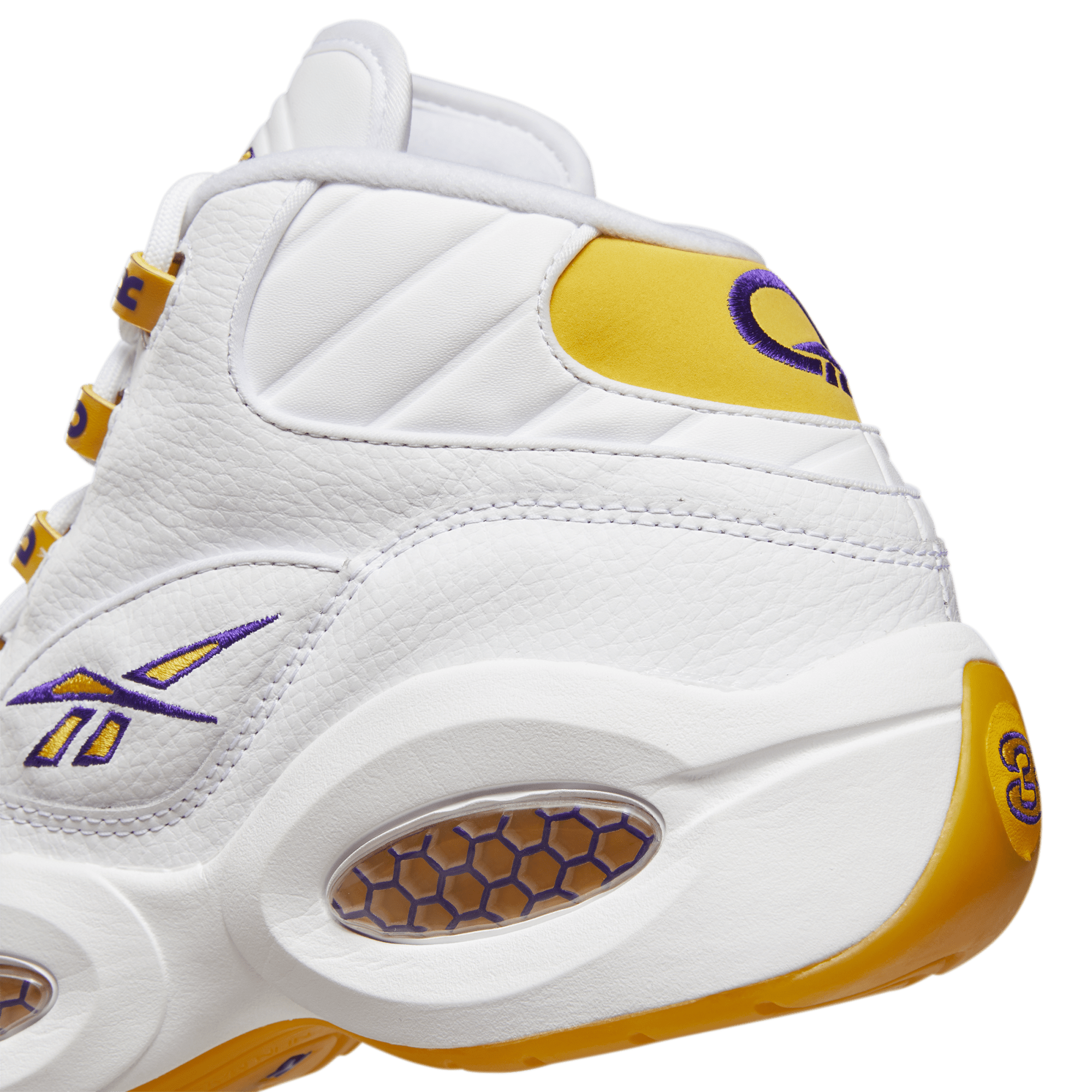 Men's Reebok Question Mid "Yellow Toe"