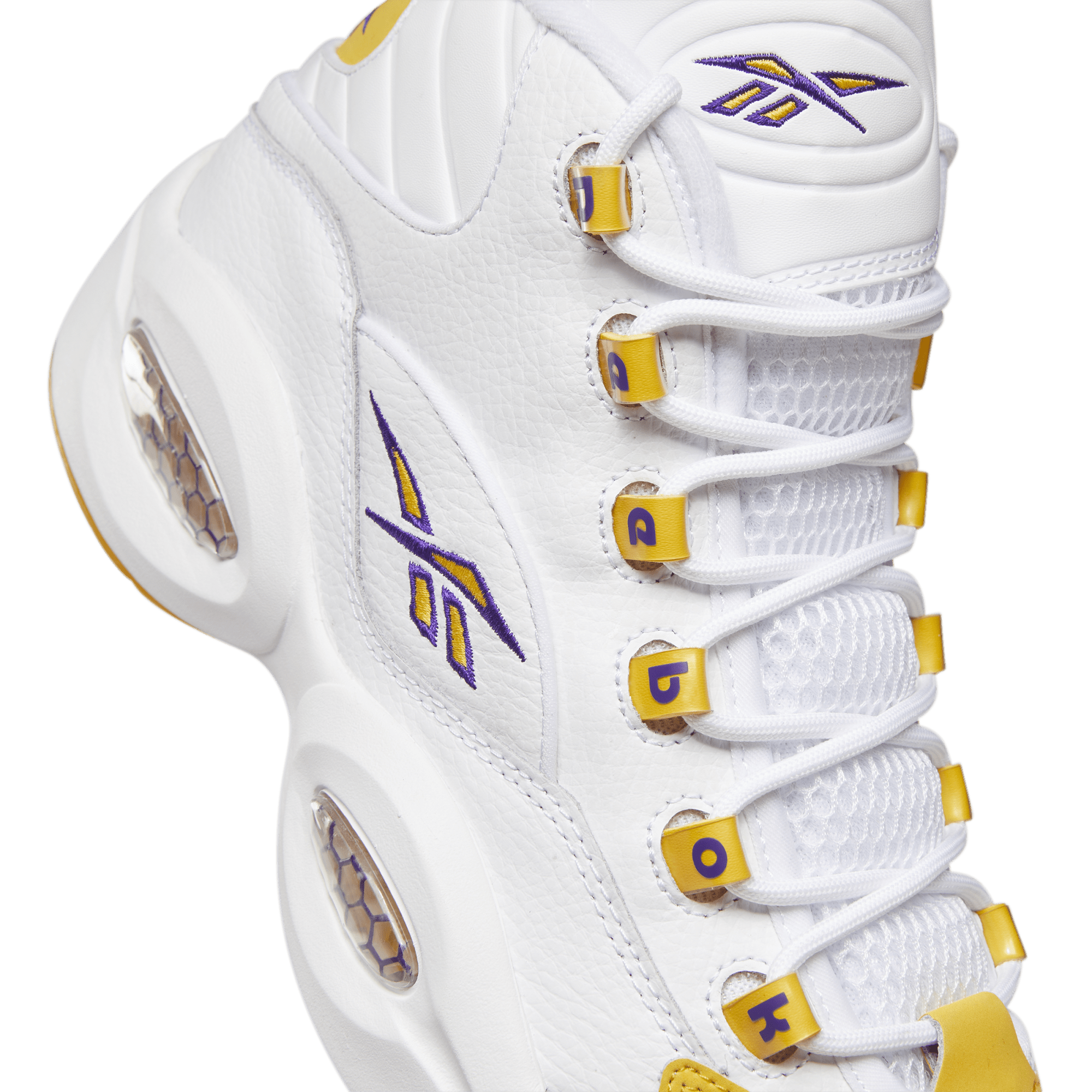 Men's Reebok Question Mid "Yellow Toe"