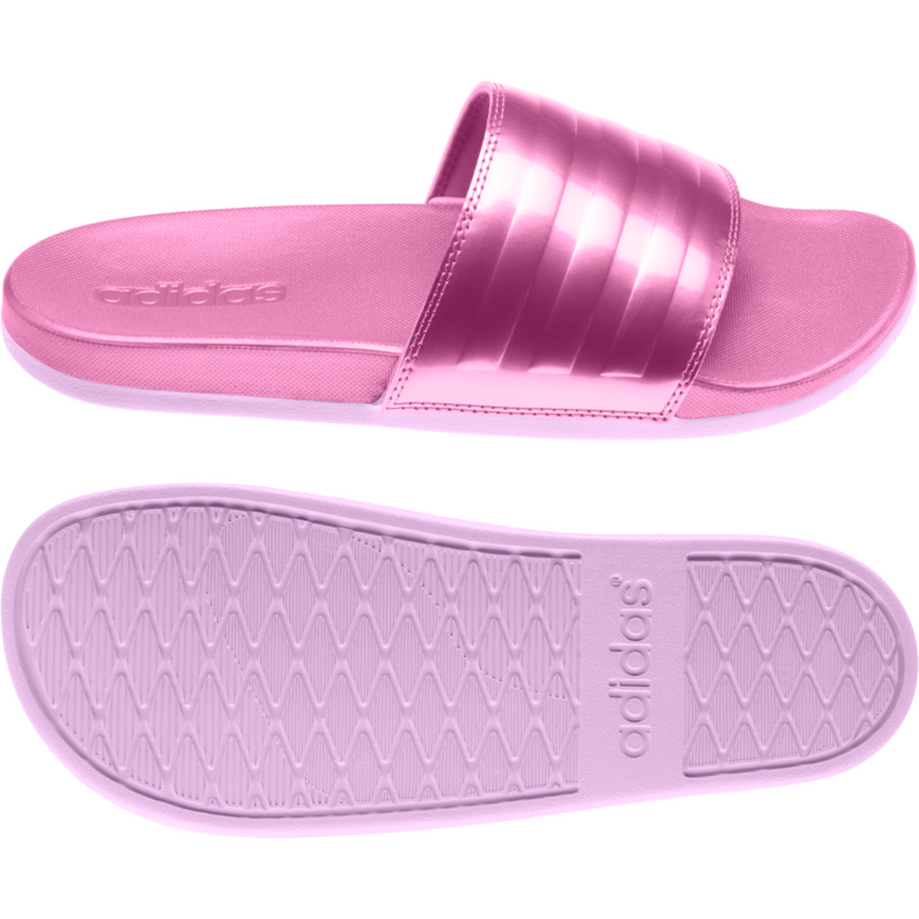 Women's Adidas Adilette Comfort Sandals "Cherry Metallic"