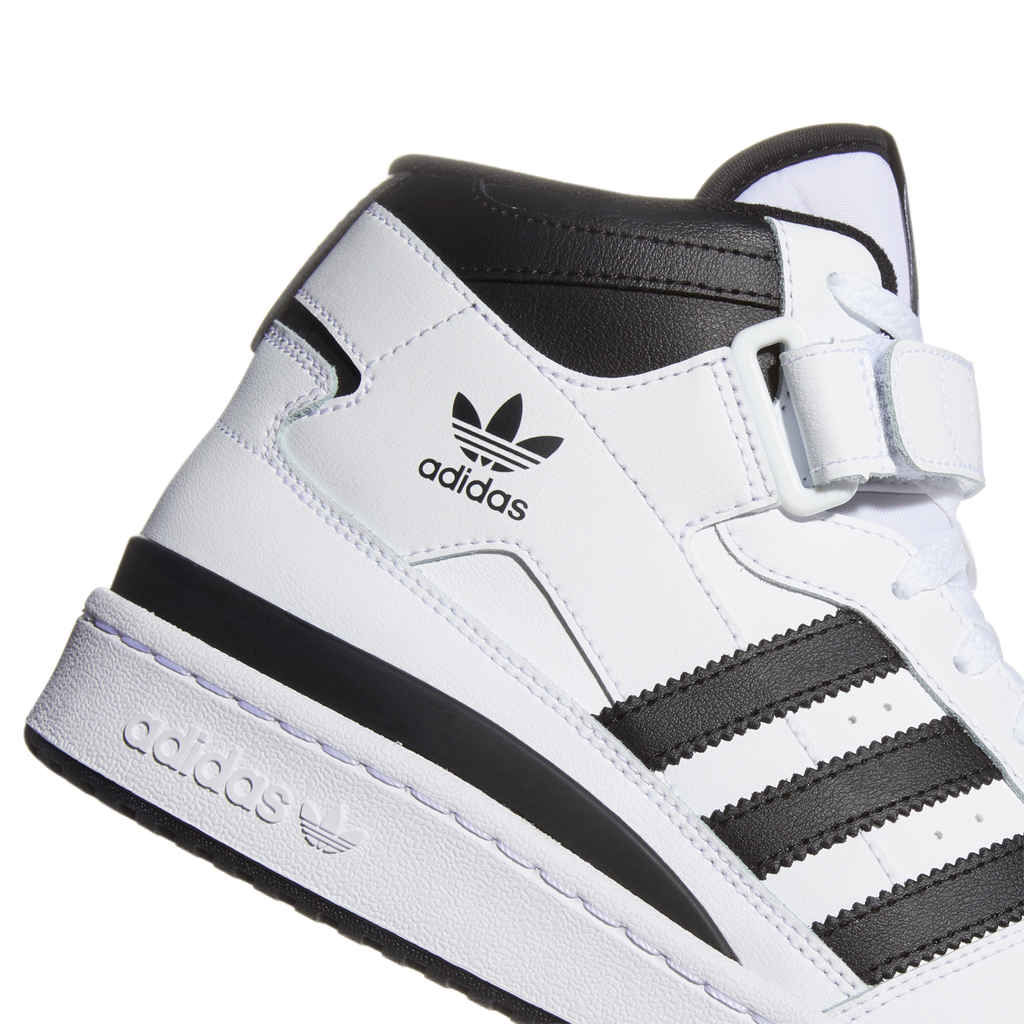 Men's adidas Forum Mid "White Black"