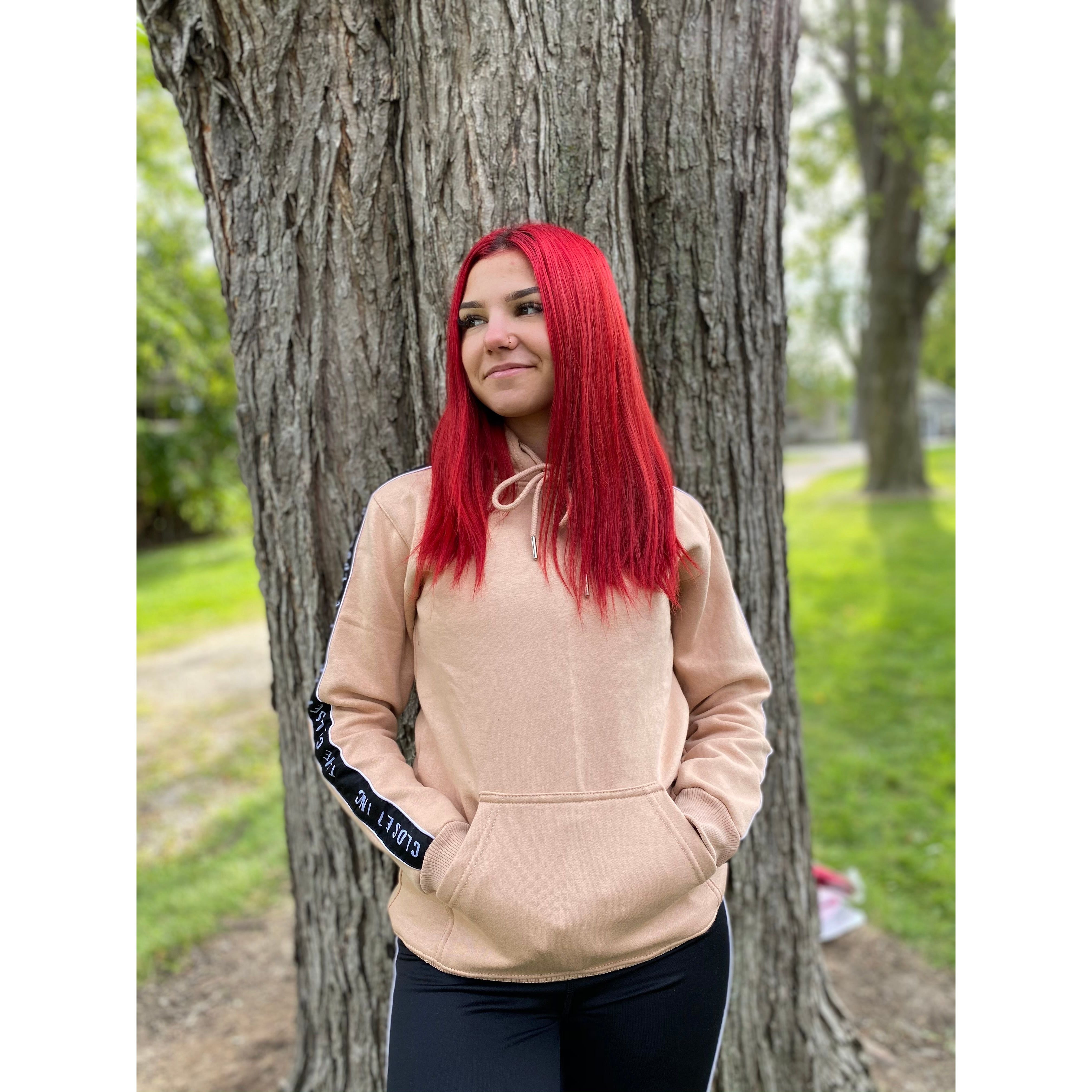 Women's The Closet Inc. Brand Hoodie - Sand