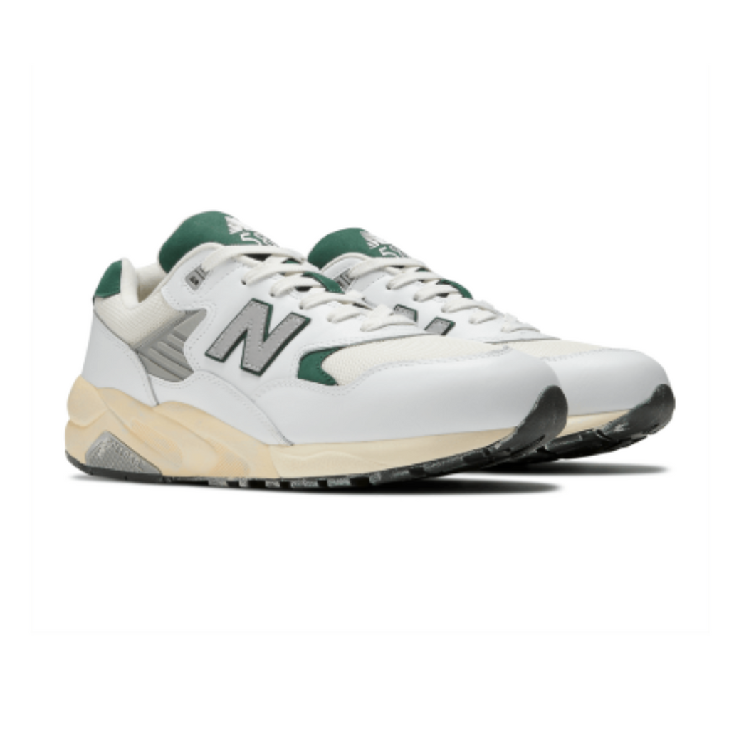 Men's 580 New Balance "White Nightwatch Green"