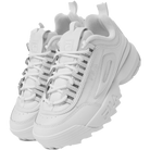 Women's Fila Disruptor II Premium "Triple White"