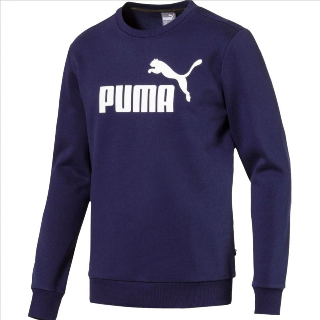 MENS PUMA ESS LOGO CREW SWEAT FL BIG LOGO