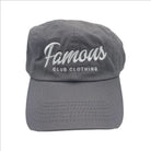 Famous Hat Grey & White