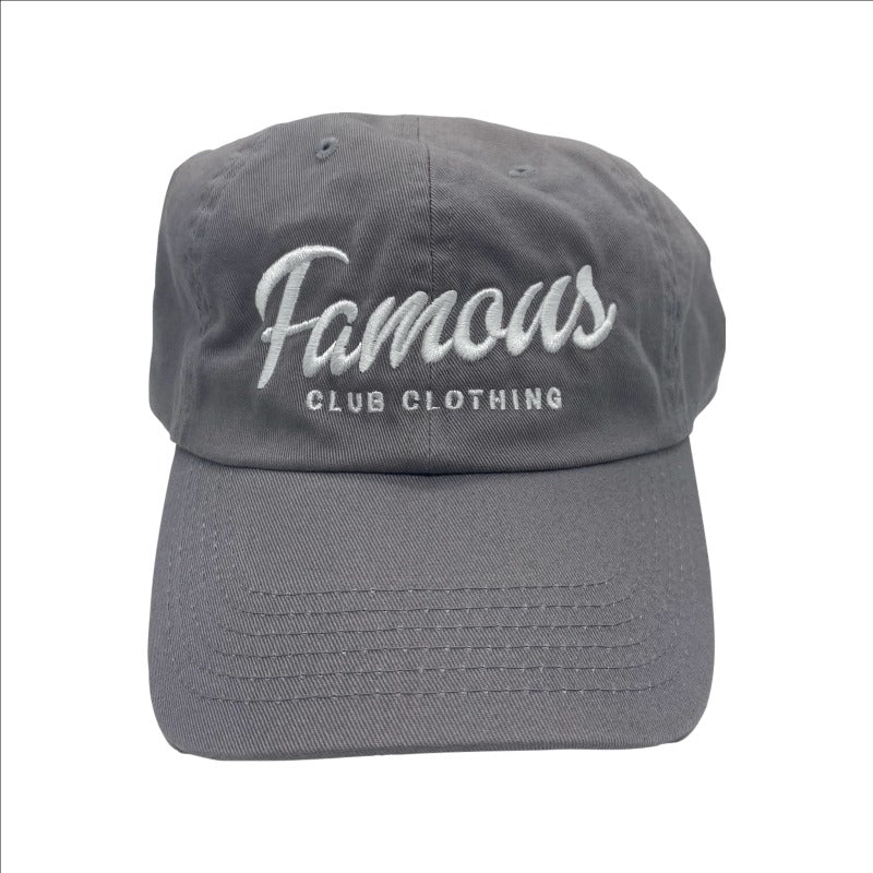 Famous Hat Grey & White
