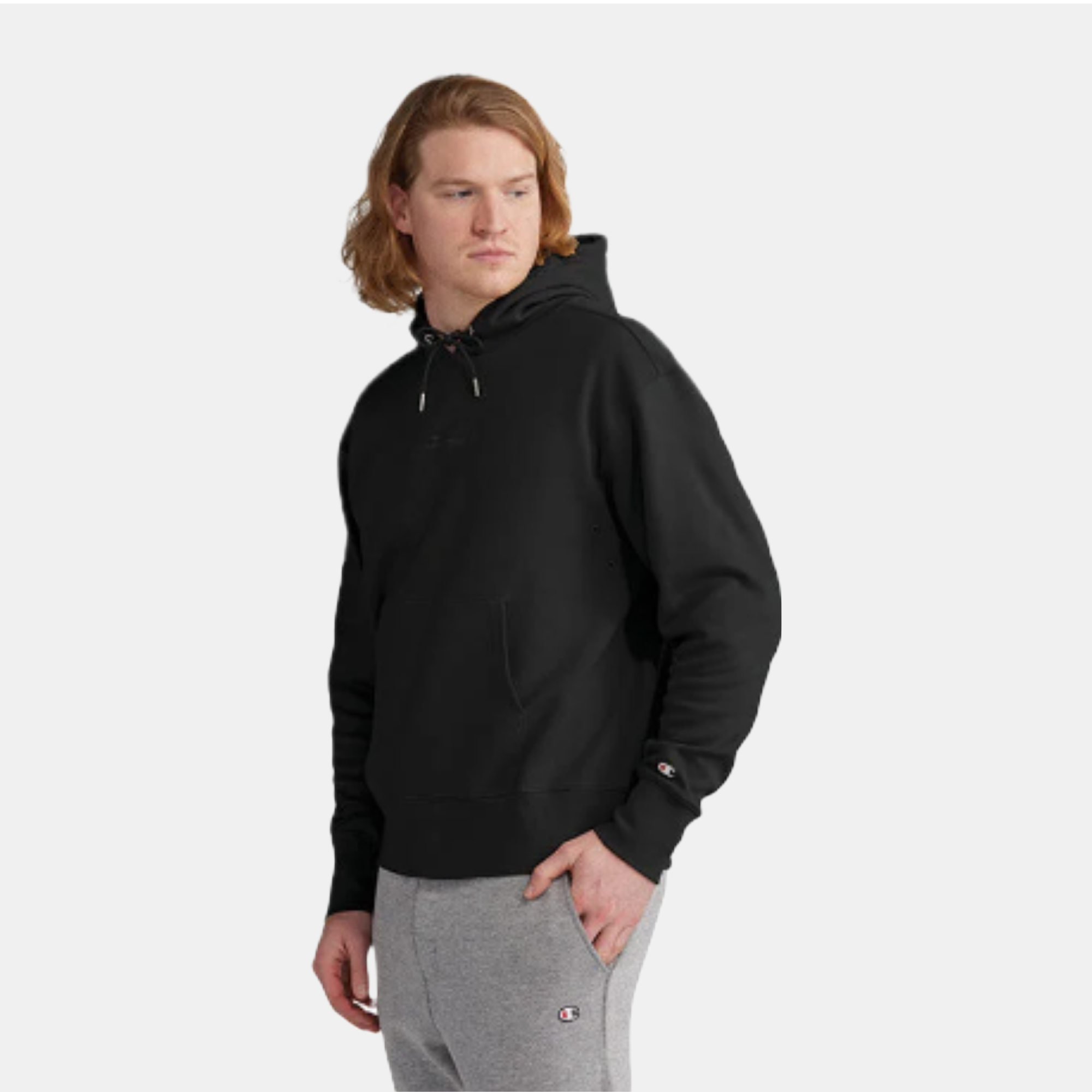 Men's Champion Tech Weave Hoodie (Black) – The Closet Inc.