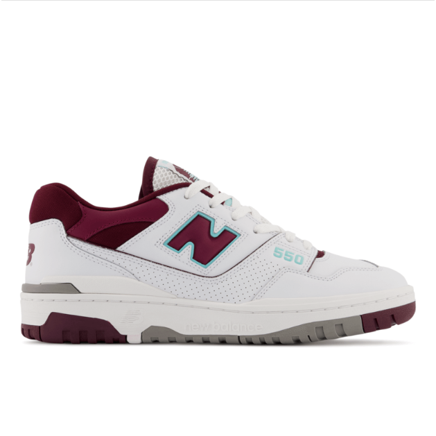 Men's 550 New Balance "Burgundy/Teal"