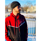 Men's The Closet Inc. Tech Fleece Top - Black/Maroon