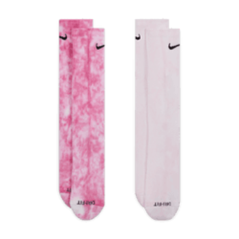 Nike Everyday Plus Cushioned Tie-Dye Crew Socks (2 Pairs)