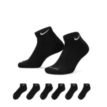 Nike Everyday Plus Cushioned Training Ankle Socks (6 Pairs) (UNISEX)