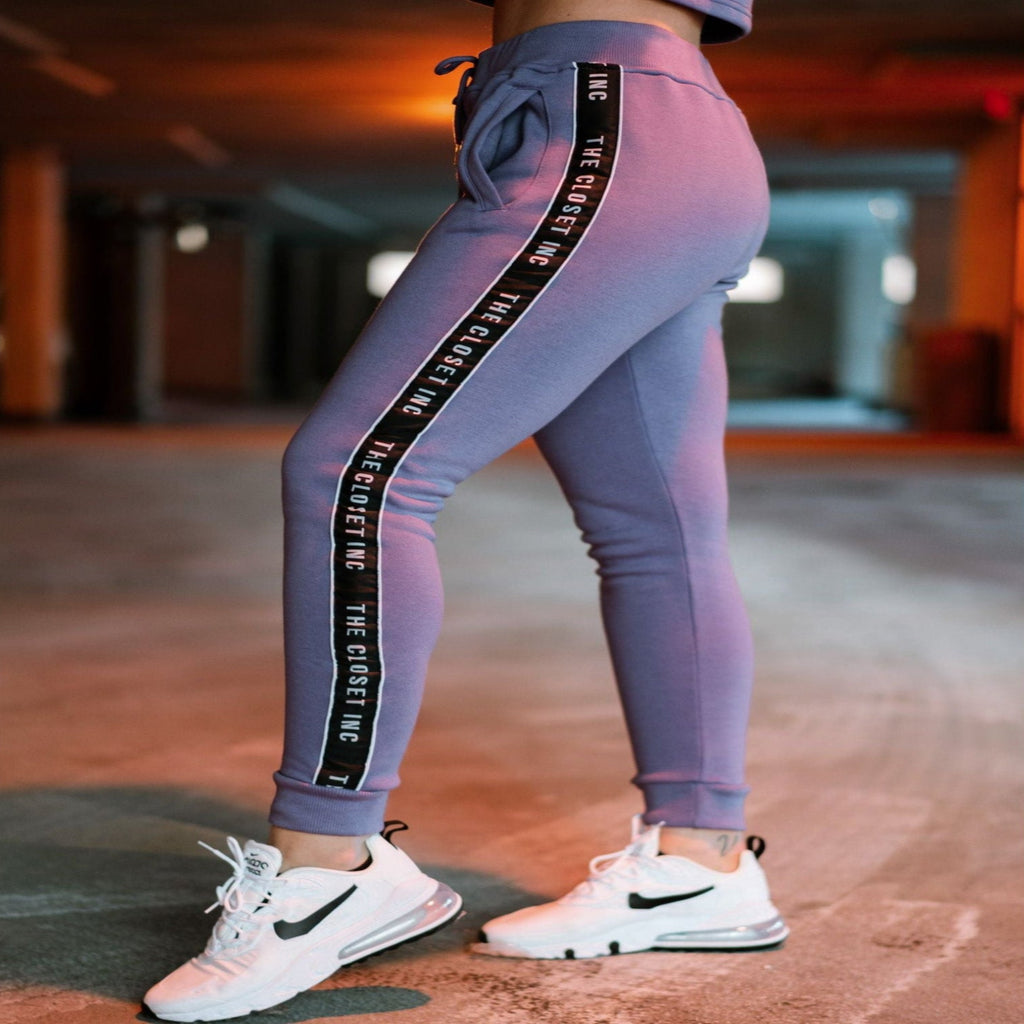 Women's The Closet Inc. Pull Over Tape Pants "Orchid"
